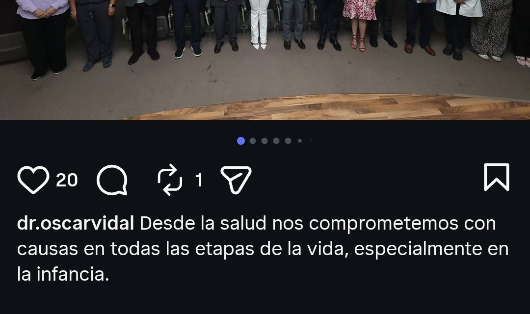 ÓSCAR VIDAL IMPULSA ACTIVIDADES POR LA SEMANA MUNDIAL DE LA LACTANCIA MATERNA