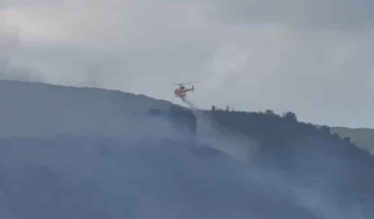 SOFOCAN INCENDIO FORESTAL EN LA SIERRA DE LAMPAZOS TRAS INTENSA LABOR