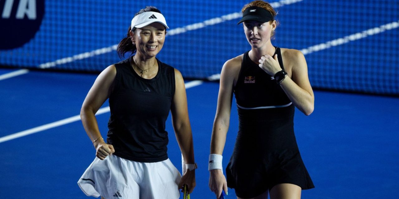 JOINT Y XU AVANZAN A LA FINAL DE DOBLES DEL ABIERTO GNP SEGUROS