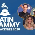 LATIN GRAMMY 2026: REVELAN A LOS NOMINADOS DE ESTE AÑO