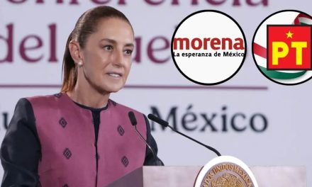 CLAUDIA SHEINBAUM MARCA DISTANCIA ANTE DIFERENCIAS ENTRE MORENA Y PT