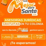 MARISOL GONZÁLEZ ACERCA ASESORÍAS JURÍDICAS GRATUITAS A VECINOS DE SANTA CATARINA