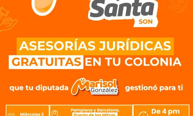 MARISOL GONZÁLEZ ACERCA ASESORÍAS JURÍDICAS GRATUITAS A VECINOS DE SANTA CATARINA
