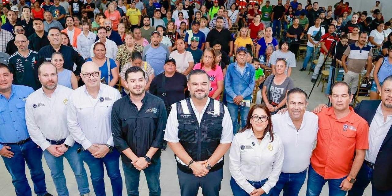 CARLOS “EL CUATE” RODRÍGUEZ ACERCA BENEFICIOS EN EL PAGO DEL AGUA A FAMILIAS DE CADEREYTA