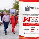 ERASMO SERNA VÁZQUEZ RENDIRÁ SU SEGUNDO INFORME DE GOBIERNO EN VALLECILLO