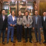 SHEINBAUM RECIBE A LOS TIGRES DEL NORTE EN PALACIO NACIONAL