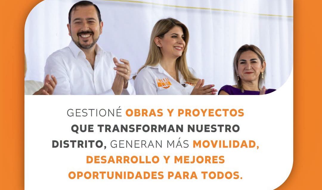 MELISSA PEÑA DESTACA DOS AÑOS DE RESULTADOS Y GESTIONES PARA SU DISTRITO