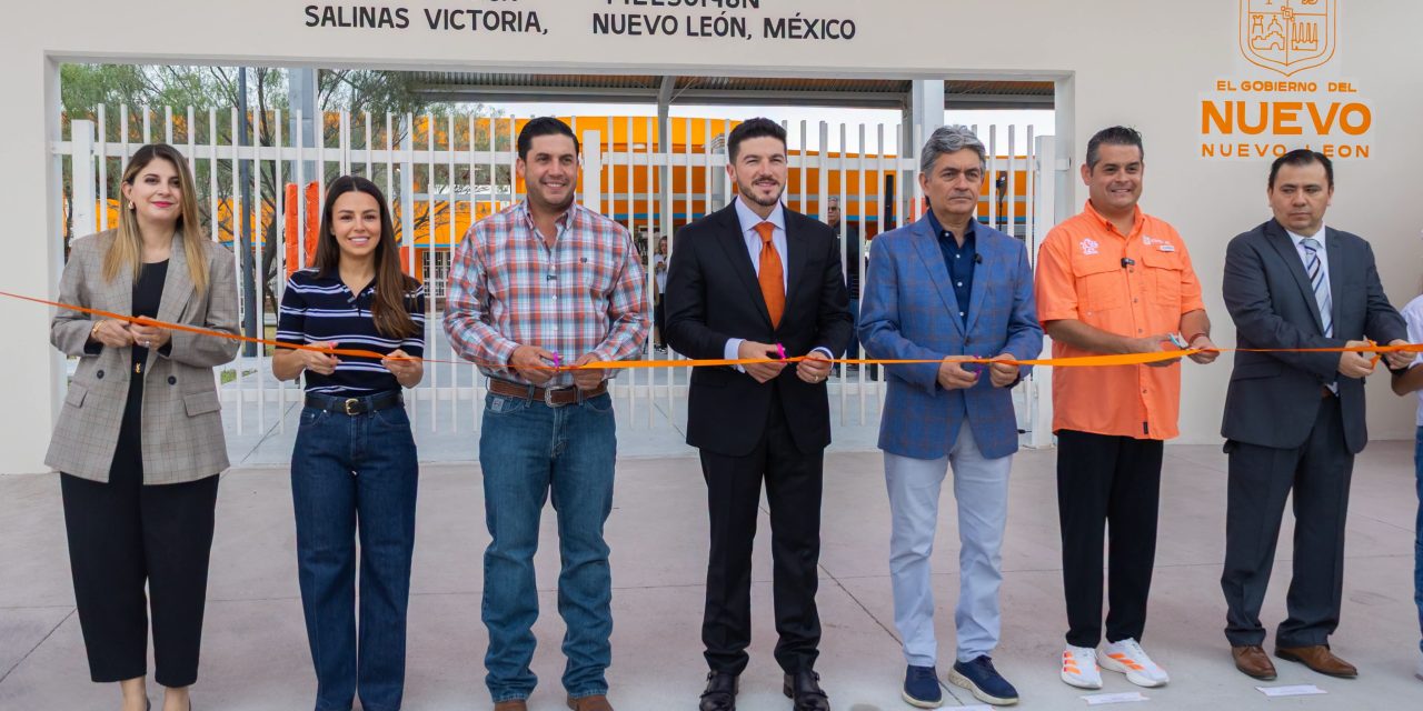 MELISA PEÑA RESALTA NUEVA SECUNDARIA Y MÁS ESPACIOS DEPORTIVOS EN SALINAS VICTORIA