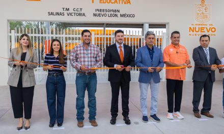 MELISA PEÑA RESALTA NUEVA SECUNDARIA Y MÁS ESPACIOS DEPORTIVOS EN SALINAS VICTORIA