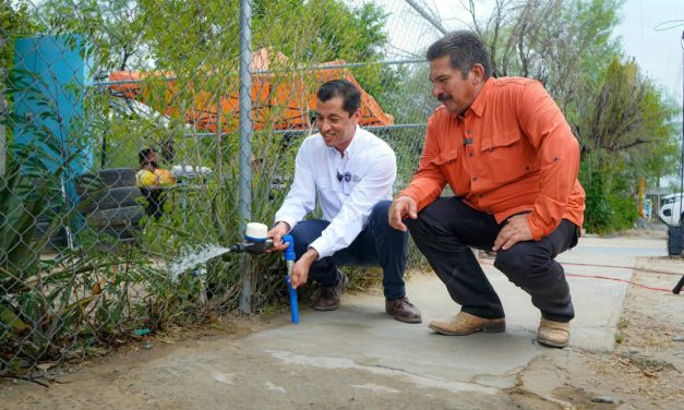 FRANCISCO ESQUIVEL HACE REALIDAD AGUA POTABLE PARA EL EJIDO LA PROVIDENCIA