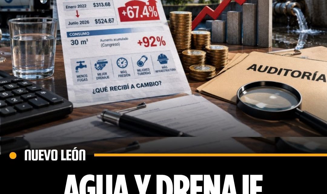 AGUA Y DRENAJE: ¡EL RECIBO SÍ FUNCIONA!
