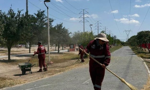 JOSÉ ANTONIO QUIROGA IMPULSA LIMPIEZA DE ESPACIOS PÚBLICOS EN ESCOBEDO