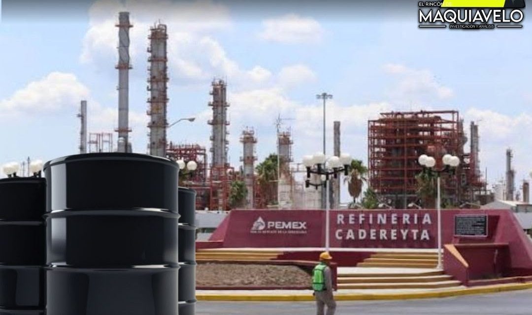 CADEREYTA: PEMEX PRODUCE MENOS GASOLINA Y DIÉSEL, IMPORTA MÁS Y NUEVO LEÓN SIGUE CARGANDO CON UNA REFINERÍA EN CASA… PUES MÍNIMO DIGAN QUÉ ESTÁ PRODUCIENDO