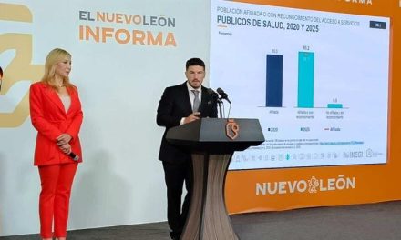 ALMA ROSA MARROQUÍN INFORMA QUE NUEVO LEÓN ALCANZA 93.2% DE COBERTURA EN SALUD