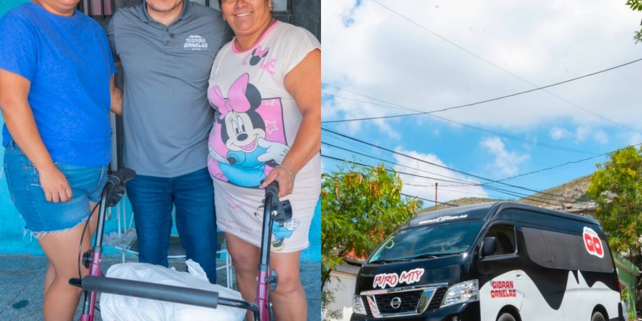GIBRÁN ORNELAS ENTREGA ANDADORES A FAMILIAS PARA APOYAR SU MOVILIDAD