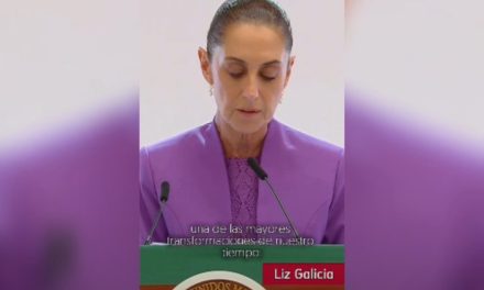 LIZ GALICIA DA LA BIENVENIDA A CLAUDIA SHEINBAUM EN NUEVO LEÓN