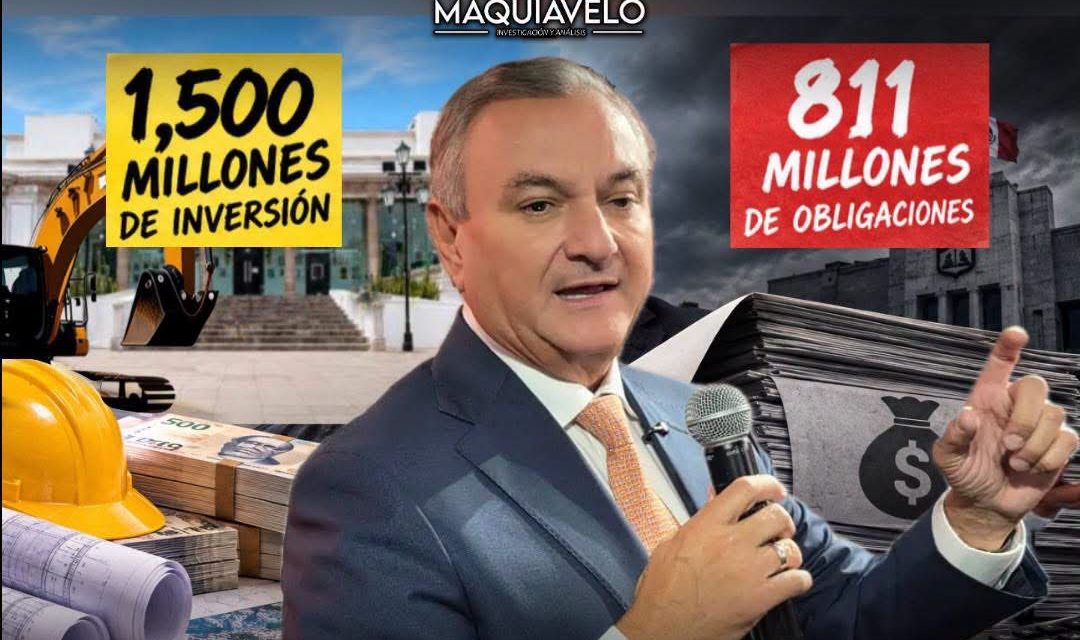 COMO LO ADVERTIMOS ANTES DE GUADALUPE: ¡1,500 MILLONES DE INVERSIÓN Y 811 DE DEUDA!