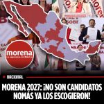 MORENA 2027: ¡NO SON CANDIDATOS NOMÁS YA LOS ESCOGIERON!