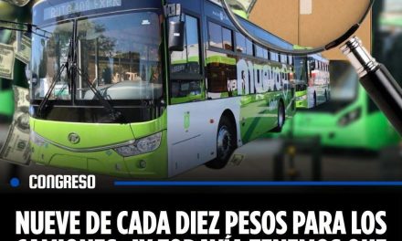 NUEVE DE CADA DIEZ PESOS PARA LOS CAMIONES, ¿Y TODAVÍA TENEMOS QUE PREGUNTAR DÓNDE ESTÁ EL CAMIÓN?