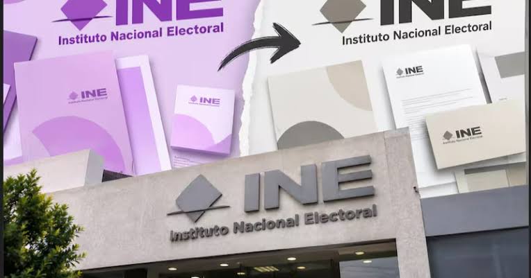 EL INE RETOMA EL GRIS COMO COLOR INSTITUCIONAL TRAS CRÍTICAS AL LILA