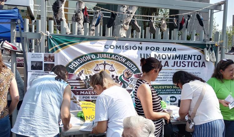 JUBILADOS DE LA SECCIÓN 50 RECLAMAN AUMENTO AL BONO Y PAGOS PENDIENTES