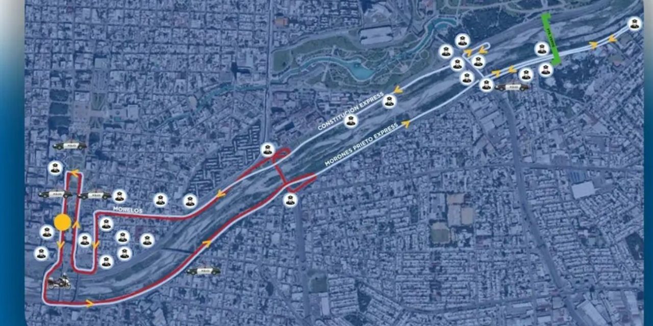 CIERRES VIALES AFECTARÁN CALLES DE MONTERREY POR CARRERA FUNDACIÓN