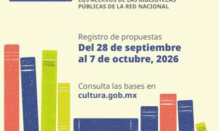 CULTURA Y FCE ABREN CONVOCATORIA PARA AMPLIAR LOS ACERVOS DE LAS BIBLIOTECAS PÚBLICAS