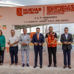 CARLOS RODRÍGUEZ “EL CUATE” ENTREGA NUEVA SECUNDARIA Y APOYOS ESCOLARES EN CADEREYTA