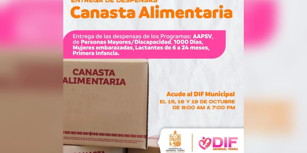 DAVID SÁNCHEZ FORTALECE APOYOS ALIMENTARIOS A TRAVÉS DEL DIF MUNICIPAL