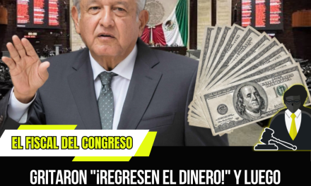 GRITARON “¡REGRESEN EL DINERO!” Y LUEGO APROBARON LA CUENTA ¿ENTONCES PARA QUÉ GRITAN? APRUEBAN A AMLO SIN PONERLE NI UN PERO