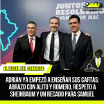 ADRIÁN YA EMPEZÓ A ENSEÑAR SUS CARTAS: ABRAZO CON ALITO Y ROMERO, RESPETO A SHEINBAUM Y UN RECADO PARA SAMUEL