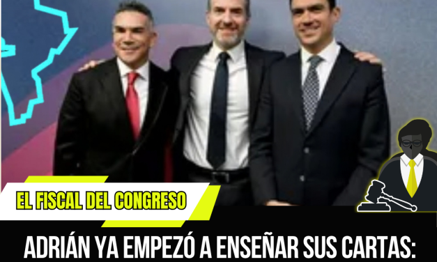 ADRIÁN YA EMPEZÓ A ENSEÑAR SUS CARTAS: ABRAZO CON ALITO Y ROMERO, RESPETO A SHEINBAUM Y UN RECADO PARA SAMUEL