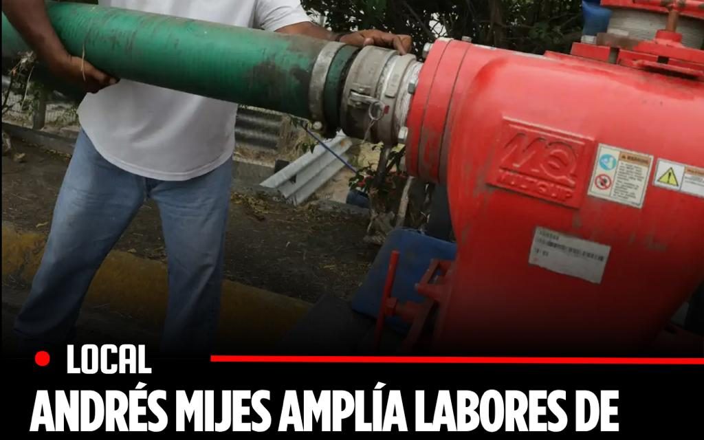 ANDRÉS MIJES AMPLÍA LABORES DE LIMPIEZA DEL SISTEMA PLUVIAL ANTE LLUVIAS EN ESCOBEDO 