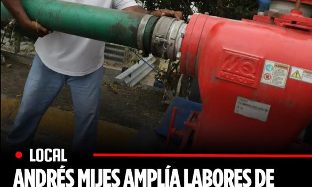 ANDRÉS MIJES AMPLÍA LABORES DE LIMPIEZA DEL SISTEMA PLUVIAL ANTE LLUVIAS EN ESCOBEDO 