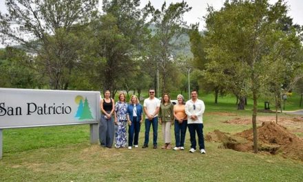 MAURICIO FARAH INICIA ARBORIZACIÓN CON CASI 30 ÁRBOLES EN SAN PATRICIO