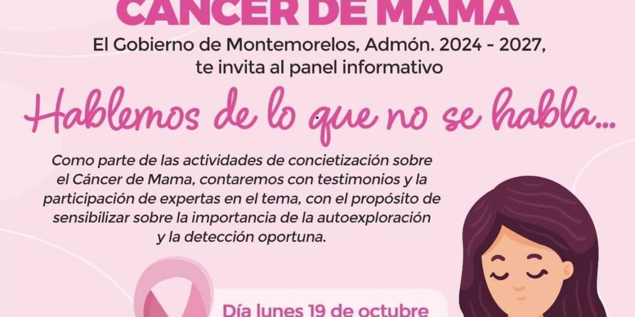 MIGUEL ÁNGEL SALAZAR INVITA A ACTIVIDADES POR EL DÍA MUNDIAL CONTRA EL CÁNCER DE MAMA EN MONTEMORELOS