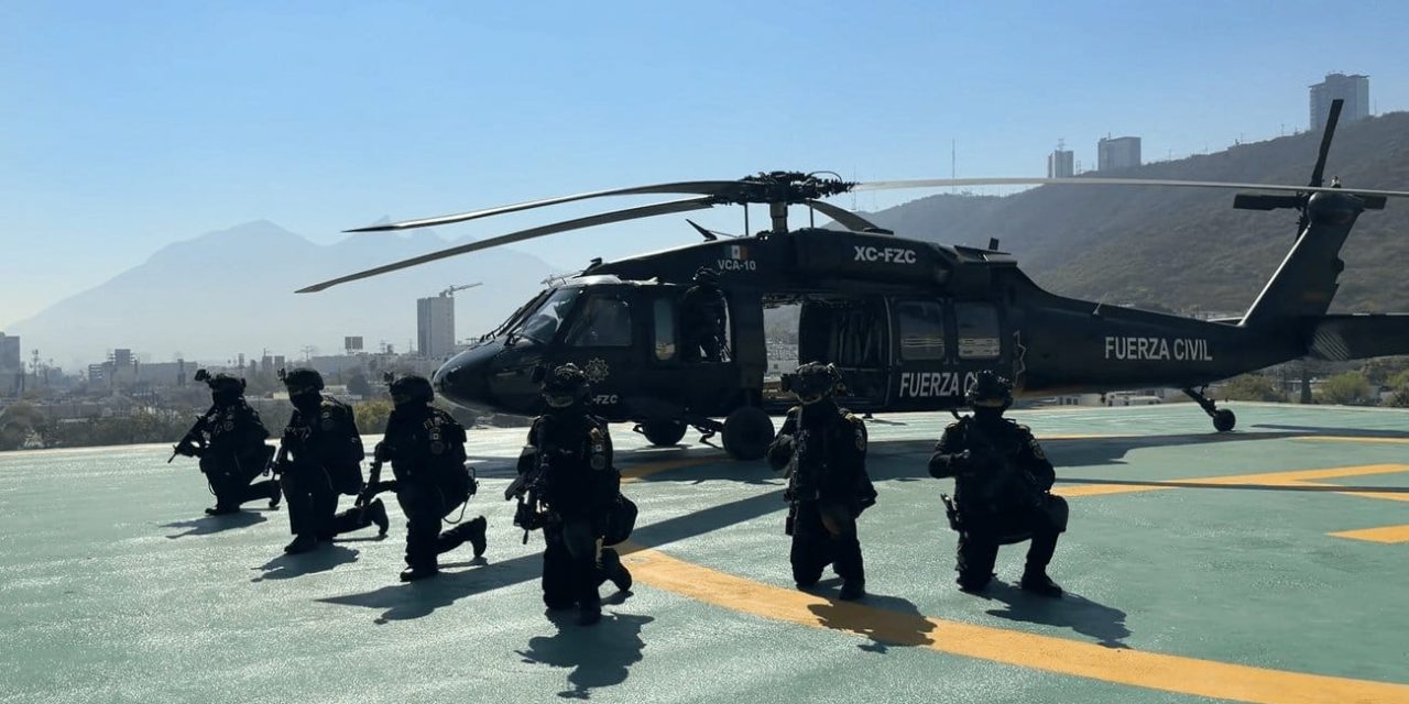 GOBIERNO DEL ESTADO REFUERZA VIGILANCIA AÉREA Y TERRESTRE EN CARRETERAS DE NL