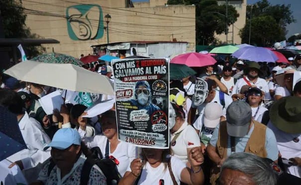 TRABAJADORES DEL IMSS CONVOCAN A MEGAMARCHA; ¿HABRÁ AFECTACIONES EN NUEVO LEÓN?