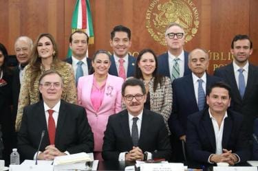 MARCELO EBRARD ASEGURA QUE EL T-MEC SE MANTENDRÁ POR 10 AÑOS Y CALIFICA LA REVISIÓN COMO UN ÉXITO.