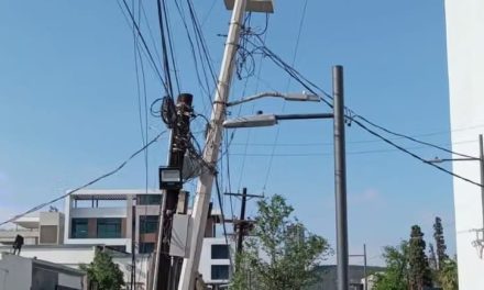 MOVIMIENTO CIUDADANO SEÑALA FALLAS EN EL ALUMBRADO Y RIESGOS POR CABLEADO