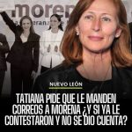 TATIANA PIDE QUE LE MANDEN CORREOS A MORENA ¿Y SI YA LE CONTESTARON Y NO SE DIO CUENTA?