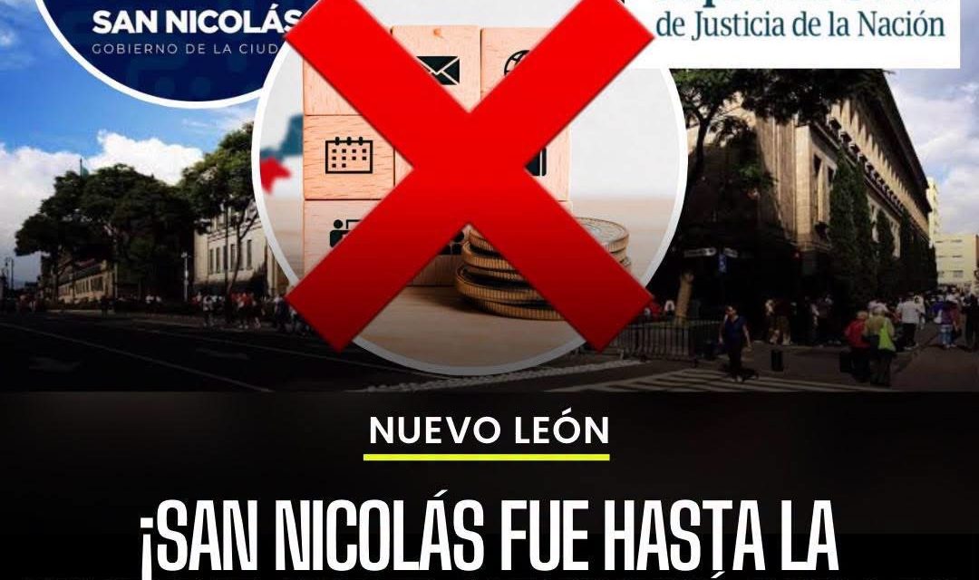 ¡SAN NICOLÁS FUE HASTA LA SUPREMA CORTE Y REGRESÓ CON LAS MANOS VACÍAS!