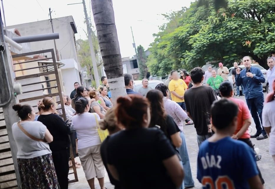 HERIBERTO TREVIÑO CANTÚ REALIZA RECORRIDO ENTRE AMISTADES Y REENCUENTROS