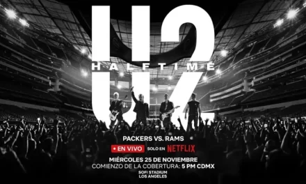 U2 REGRESA A LA NFL: ENCABEZARÁ ESPECTÁCULO DE MEDIO TIEMPO TRANSMITIDO POR NETFLIX