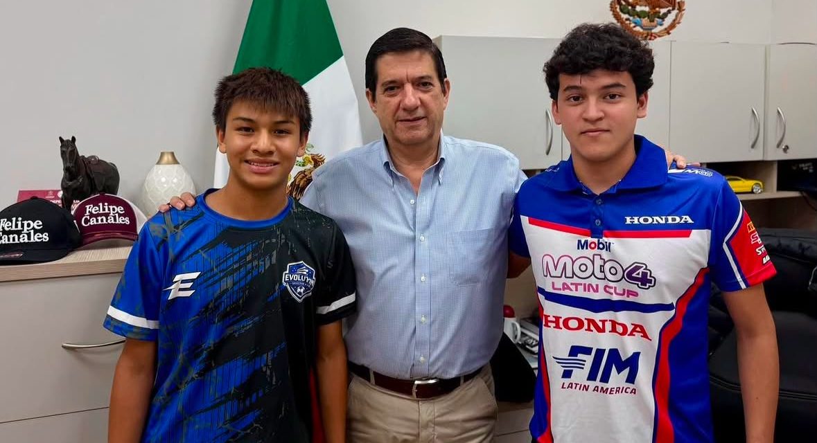 FELIPE CANALES RECIBE A JÓVENES TALENTOS DEPORTIVOS DE ESCOBEDO Y RECONOCE SU ESFUERZO Y DISCIPLINA