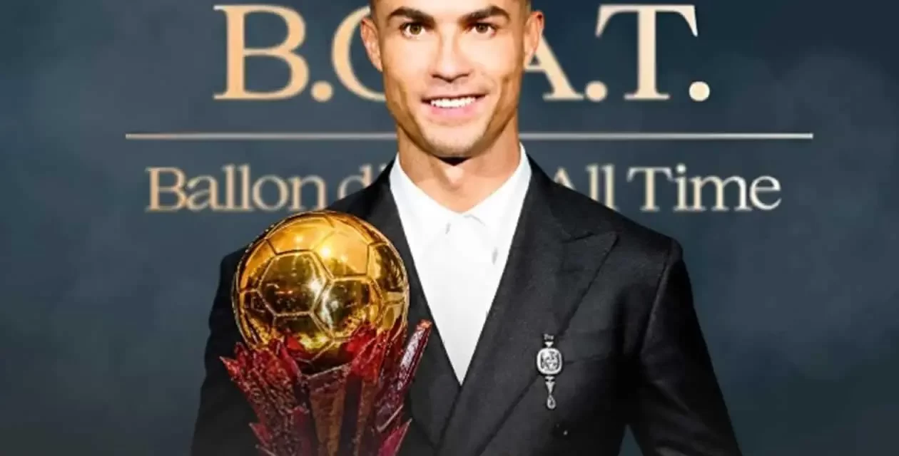CRISTIANO RONALDO GANA EL BALÓN DE ORO DE TODOS LOS TIEMPOS EN VOTACIÓN DE AFICIONADOS
