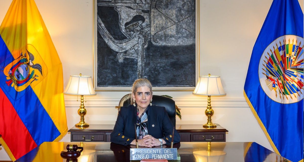 MÉXICO PIDE NEUTRALIDAD A MÓNICA PALENCIA AL ASUMIR PRESIDENCIA DEL CONSEJO DE LA OEA